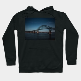 Centennial Bridge in Miramichi, New Brunswick V2 Hoodie